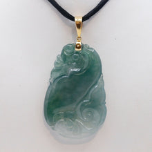 Load image into Gallery viewer, Vintage Jade 14K Yellow Gold Pendant
