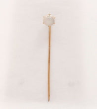 Load image into Gallery viewer, Victorian Cabochon Moonstone Stick Pin
