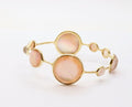 Ippolita Rock Candy Collection 18K Yellow Gold Bracelet Quartz Mother of Pearl