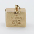 Vintage 14K Yellow Gold Emergency Money Charm