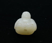 Load image into Gallery viewer, Carved Translucent Jade Budda Pendant Statue
