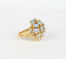 Load image into Gallery viewer, Estate Opal Cluster 14K Ladies Ring
