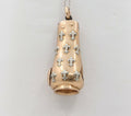 Vintage 14K Rose Gold Fleur de Lis Rose Gold Cigar Cutter Fob