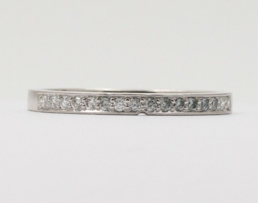 Vintage Diamonds Platinum Stacking Wedding Band
