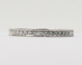 Vintage Diamonds Platinum Stacking Wedding Band
