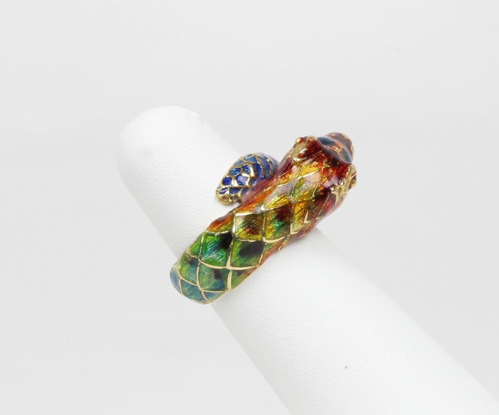 Vintage Sea Serpent 18K Unisex Ring