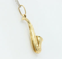 Load image into Gallery viewer, Vintage 14K Yellow Gold Saxophone Charm
