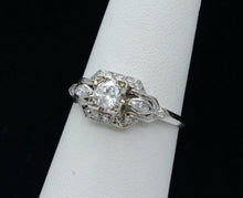 Load image into Gallery viewer, Art Deco 18K White Gold Diamonds Ring
