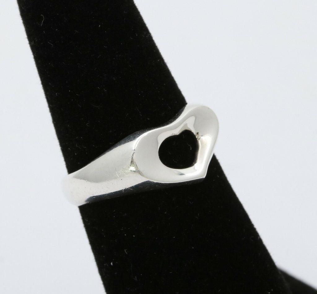Tiffany and Co. Open Heart 925 Sterling Silver Ring