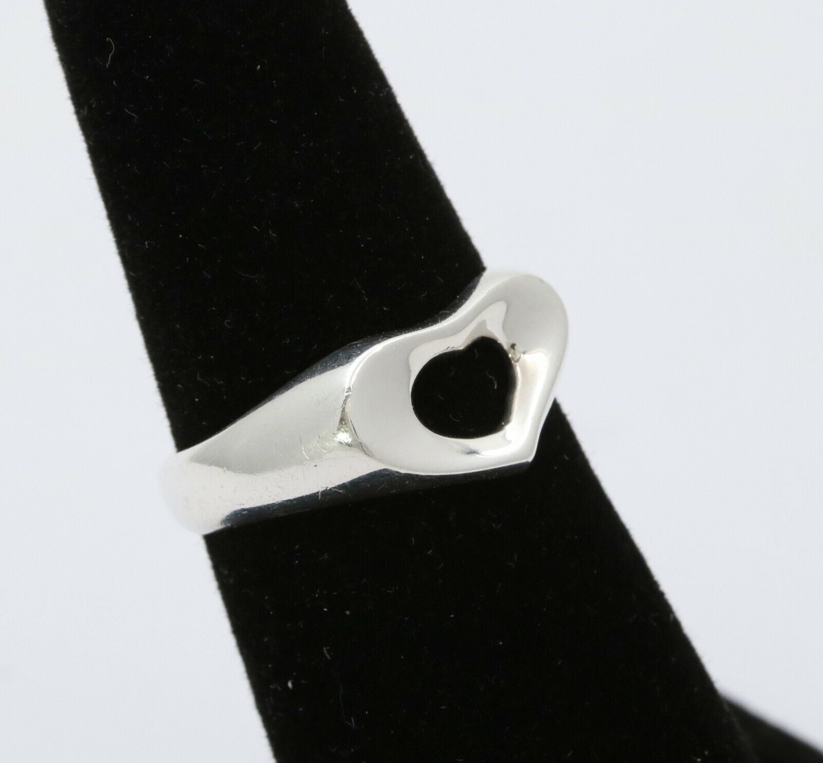 Tiffany and Co. Open Heart 925 Sterling Silver Ring