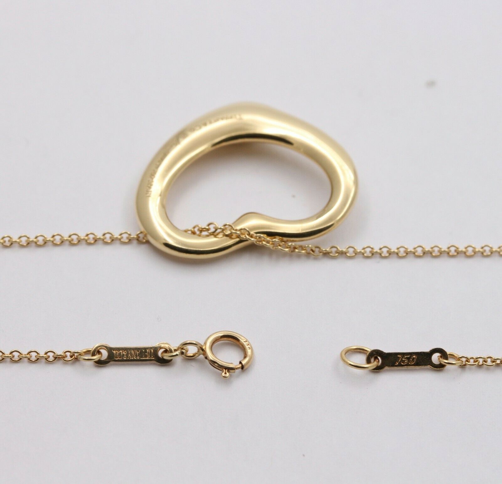 Tiffany & Co Elsa Peretti 22MM Open Heart Pendant