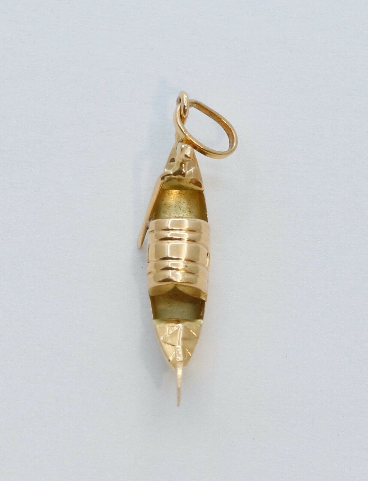 Vintage 18K Yellow Gold Gondola Pendant Charm