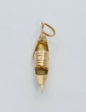 Load image into Gallery viewer, Vintage 18K Yellow Gold Gondola Pendant Charm
