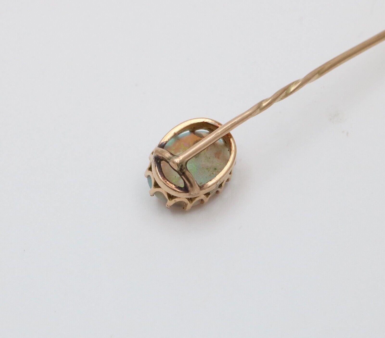 Victorian Opal 14K Yellow Gold Stick Pin