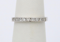 Vintage 14K Gold Half Eternity Ring, Wedding Band.