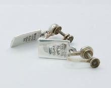 Load image into Gallery viewer, Vintage Hencho En Mexico Silver Earrings
