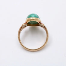 Load image into Gallery viewer, Antique Victorian 14K Yellow Gold Turquoise Ring
