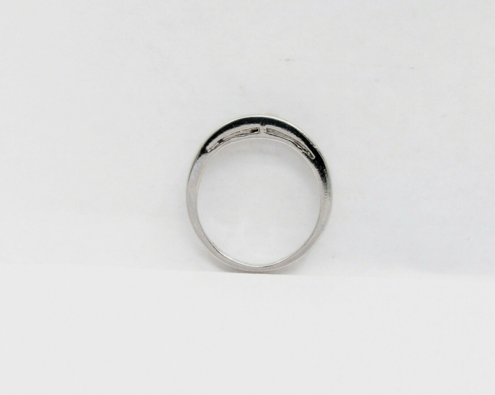 Vintage Platinum Diamond Wedding Band Ring