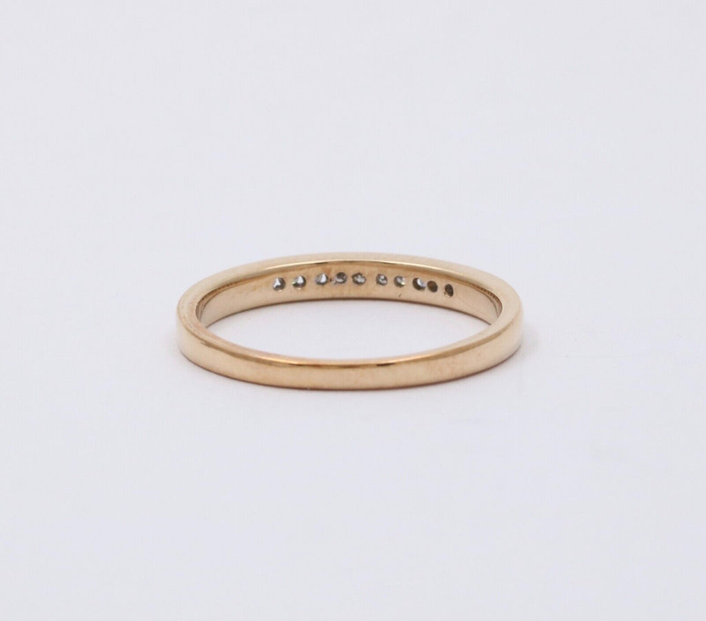 Vintage 10K Yellow Gold Diamond Band
