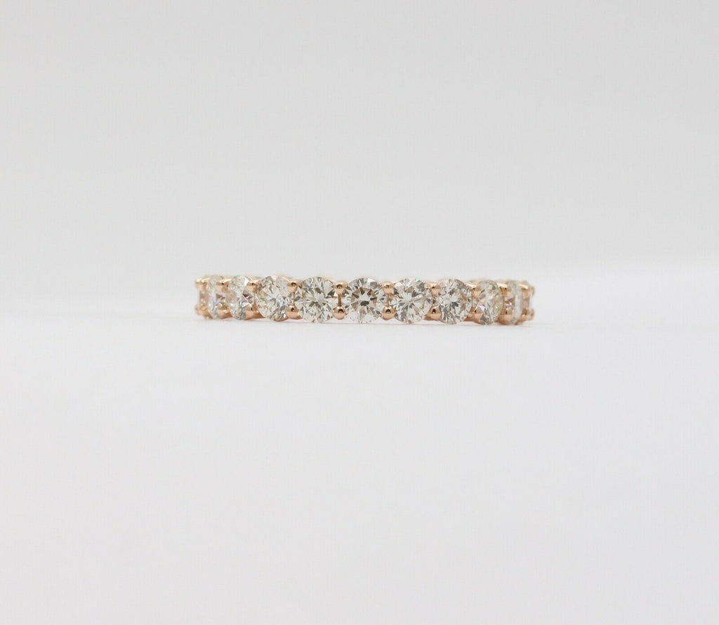 Tiffany and Co. Diamond 18K Yellow Gold Vintage Eternity Band