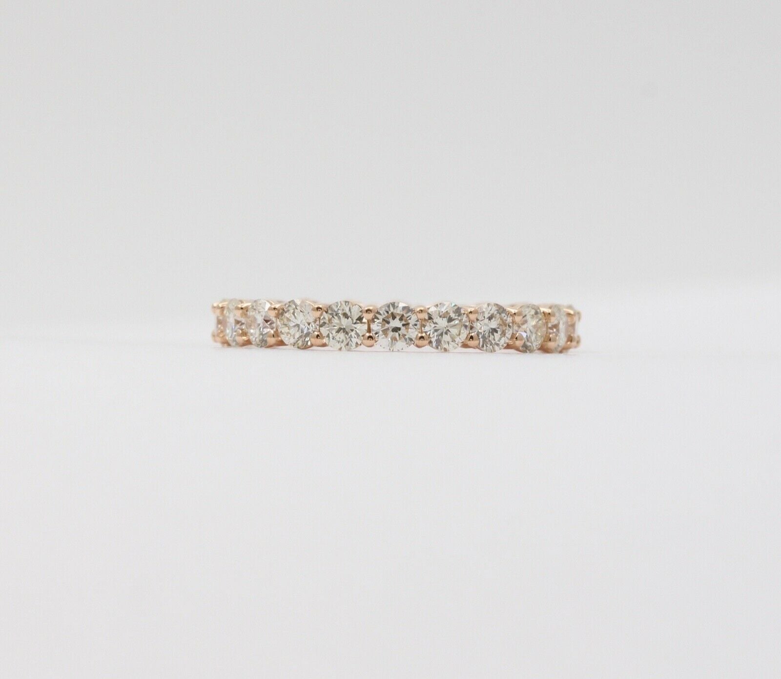 Tiffany and Co. Diamond 18K Yellow Gold Vintage Eternity Band