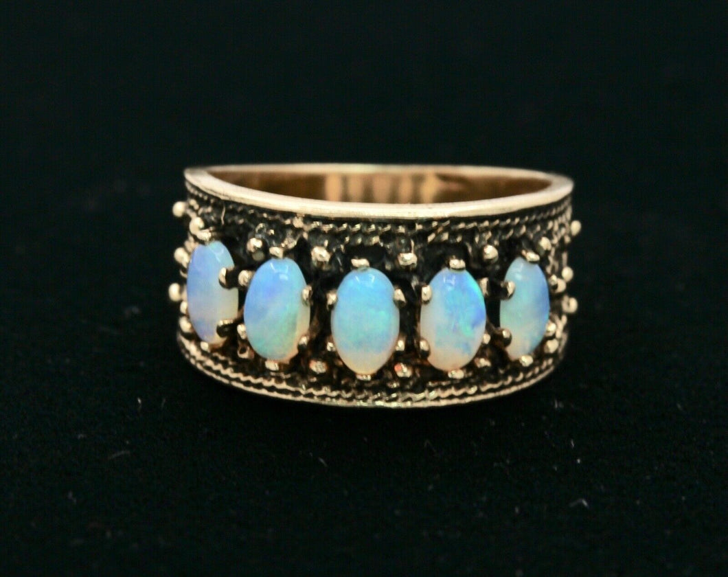 Victorian Ladies Opal 14K Yellow Gold Ring