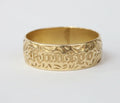 Vintage Kuuipo My Sweetheart 14K Yellow Gold Band Ring