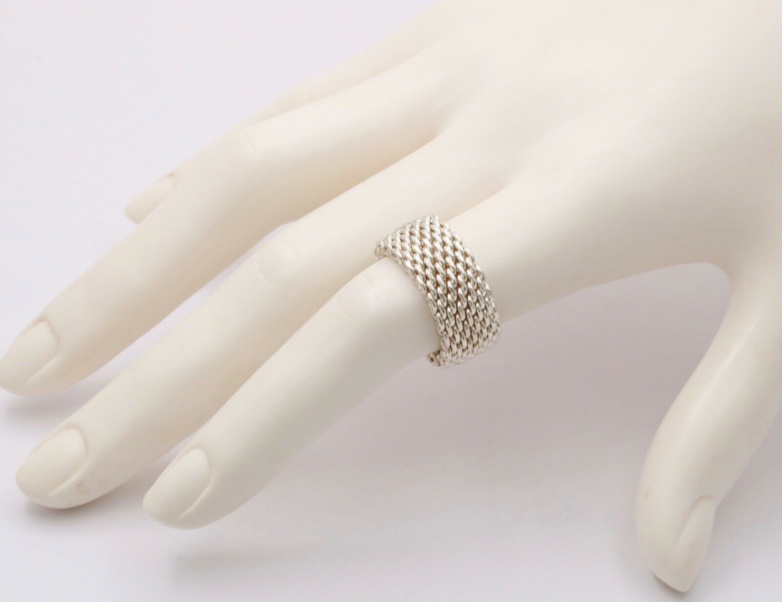 Tiffany and Co. Somerset Mesh Ring