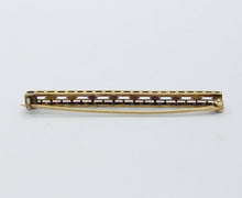 Load image into Gallery viewer, Victorian 18K Yellow Gold Bar Pin
