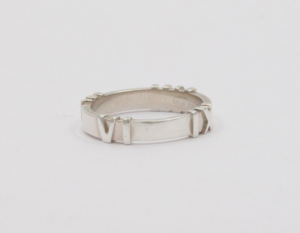 Tiffany and Co. Atlas Ring Band 925 Sterling Silver