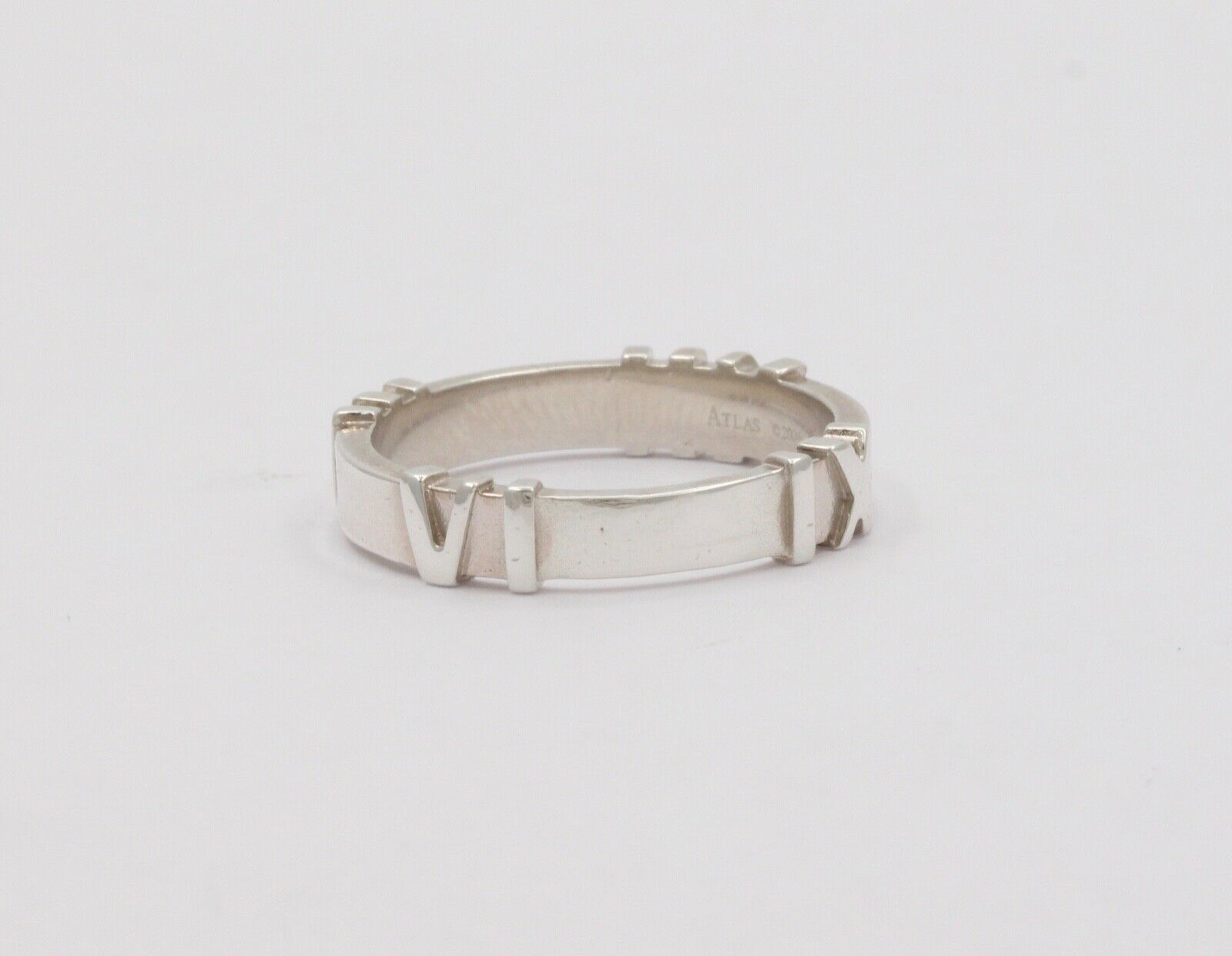 Tiffany and Co. Atlas Ring Band 925 Sterling Silver
