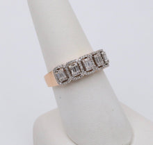 Load image into Gallery viewer, Gorgeous 14K Rose Gold Diamond Ring , Stacking Ring.
