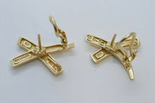 Load image into Gallery viewer, Tiffany and Co Paloma Picasso 18K Yellow Gold Graffiti X Earrings
