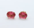 Beautiful Vintage Pink Tourmaline Earring Studs
