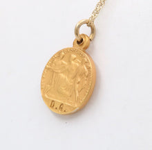 Load image into Gallery viewer, Vintage Theodore Newton Vail 18K Yellow Gold Service Excellency Pendant
