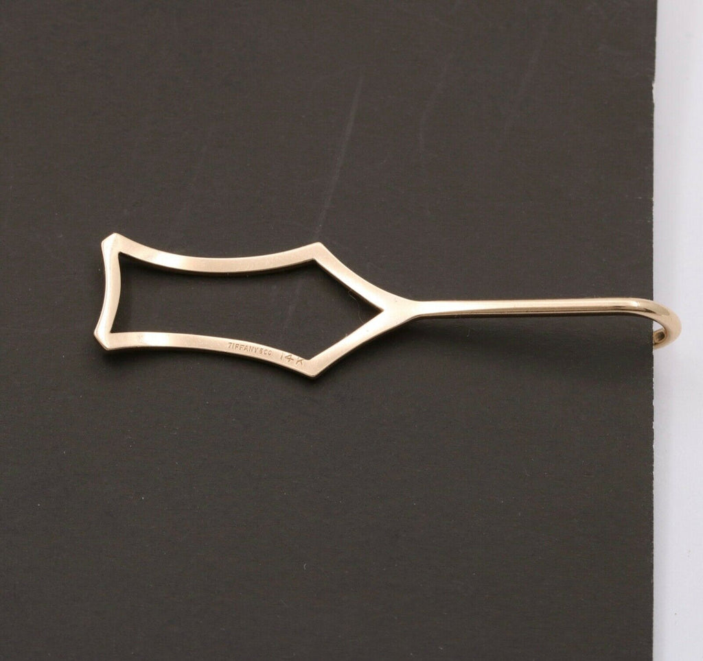 Vintage Tiffany & Co 14K Yellow Gold Golf Club Money Clip