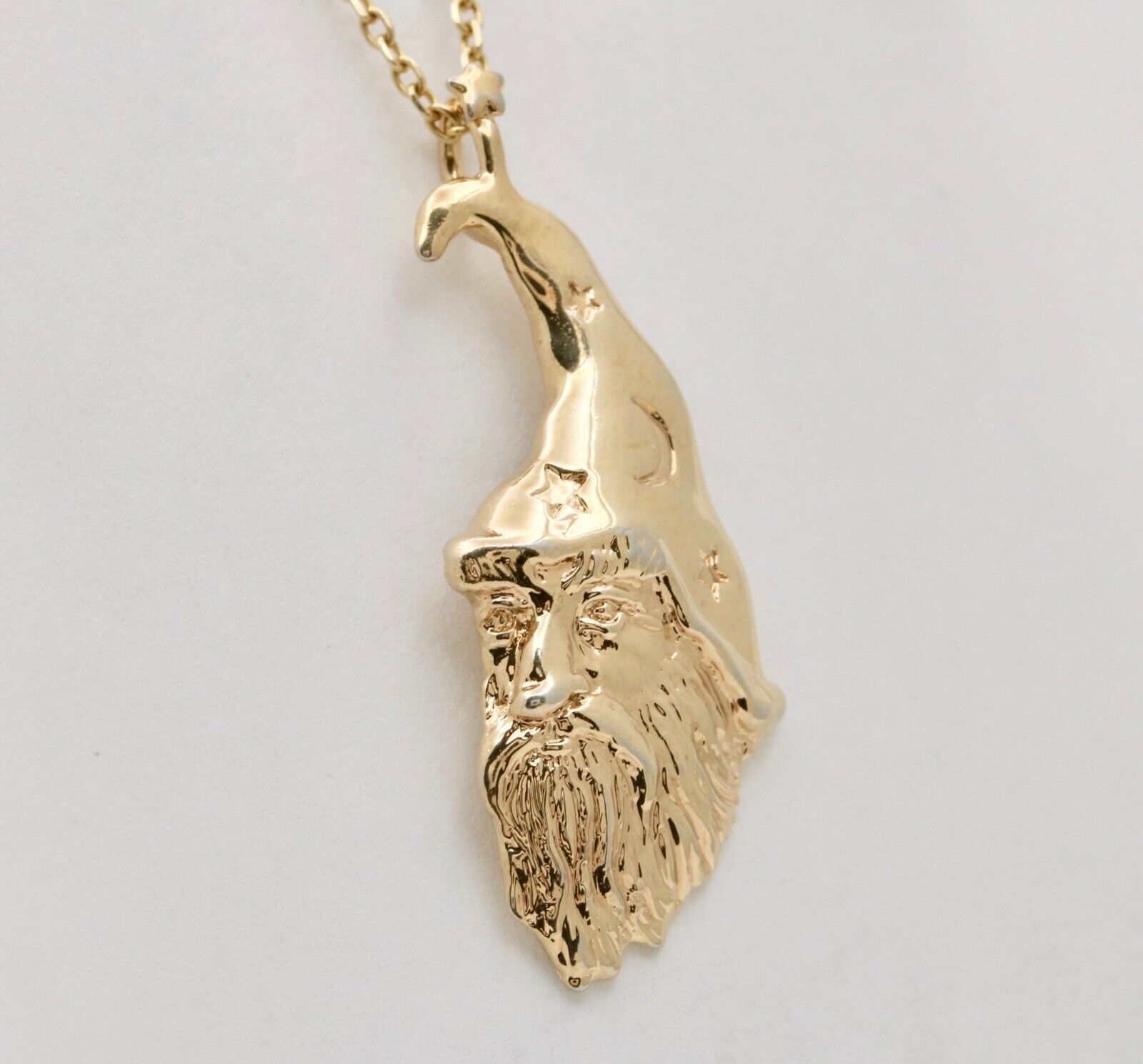 Vintage Wizard Charm Pendant
