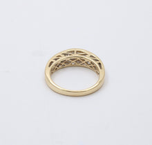 Load image into Gallery viewer, Vintage 14K Gold Diamond Channel Set Ring Band
