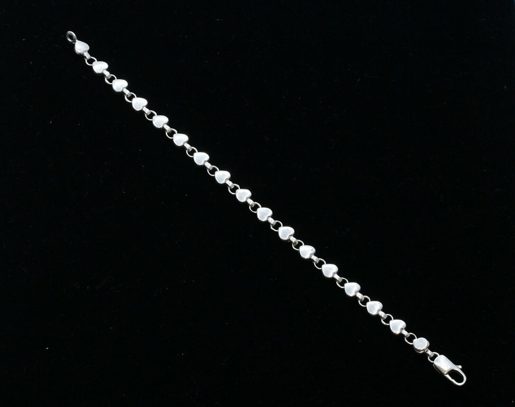 Tiffany and Co Hearts Link 925 Sterling Silver Bracelet