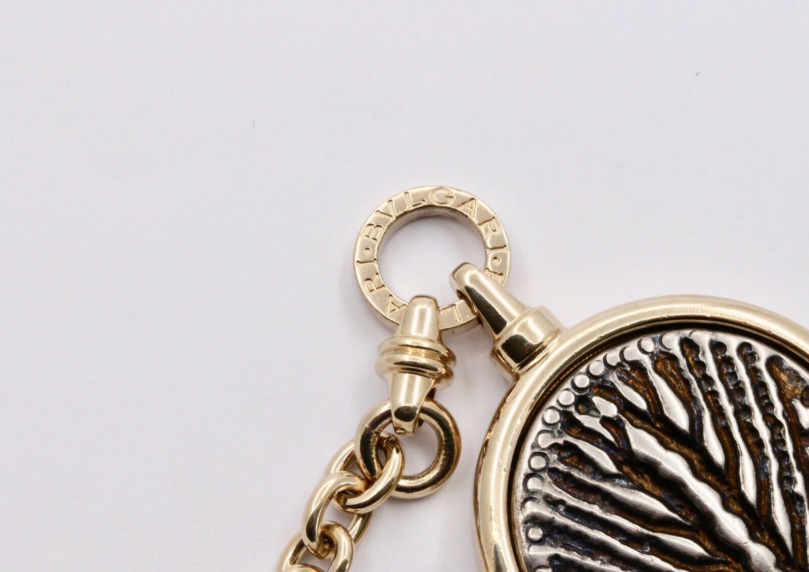 Bvlgari Monete Coin FOB Chain Clasp