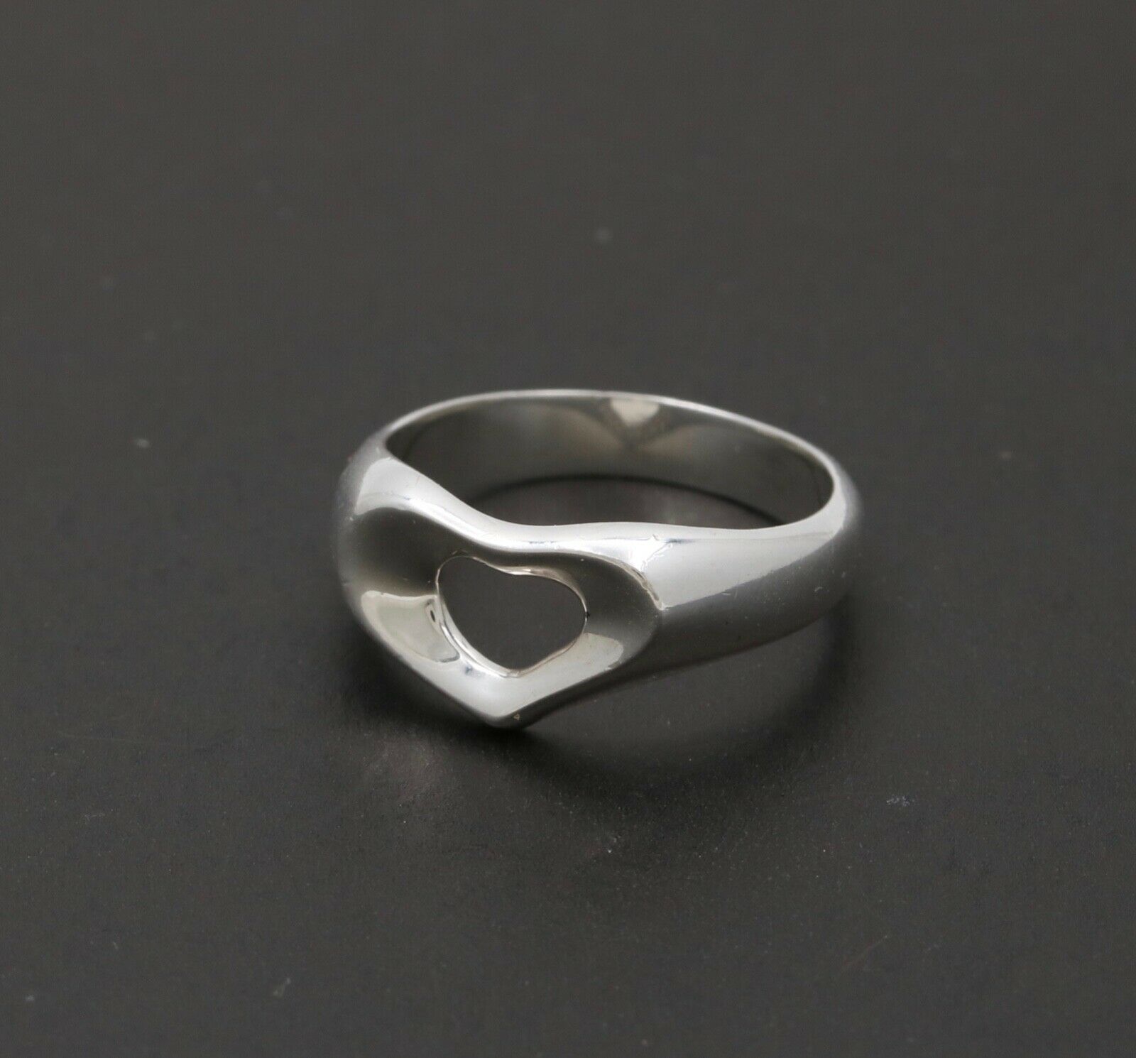 Tiffany and Co. Open Heart 925 Sterling Silver Ring