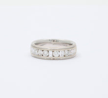 Load image into Gallery viewer, Vintage .97 carats Diamond Half Eternity Wedding Ring Band
