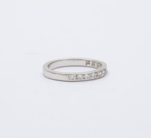 Load image into Gallery viewer, Vintage 14K Gold Half Eternity Ring, Wedding Band.
