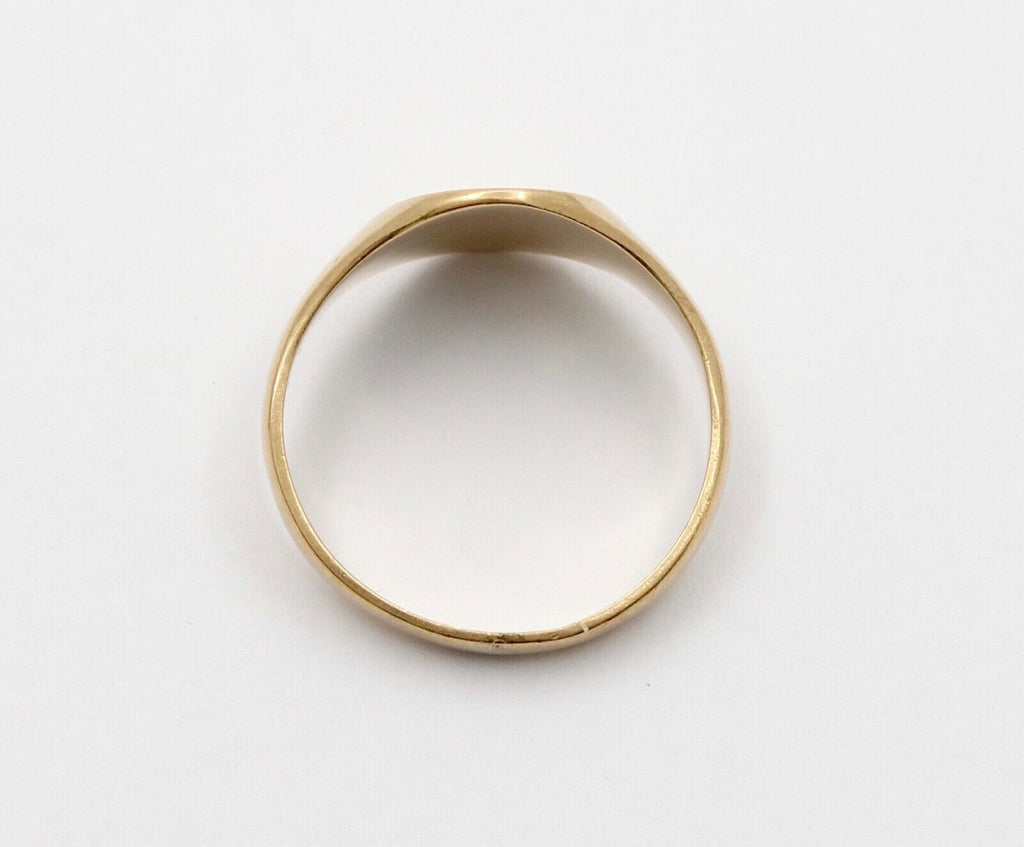 Antique Otsby & Barton Signet 10K Engraved Ring