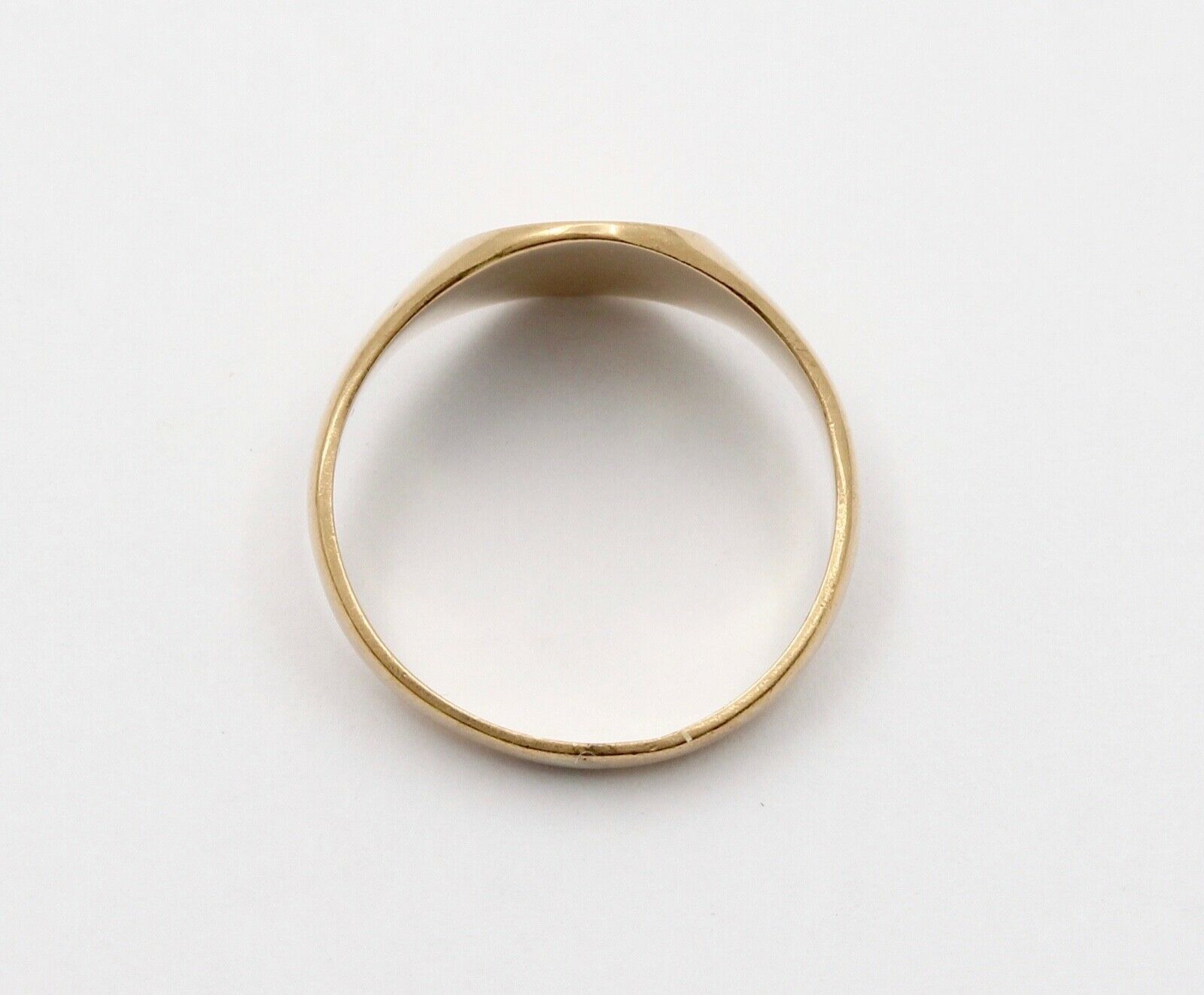 Antique Otsby & Barton Signet 10K Engraved Ring