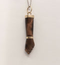 Vintage Tiger Eye Figa 18K Yellow Gold Pendant Charm
