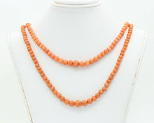 Load image into Gallery viewer, Victorian Coral Double Strand Necklace
