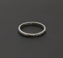 Load image into Gallery viewer, Art Deco Diamond Eternity 14K White Gold Ring
