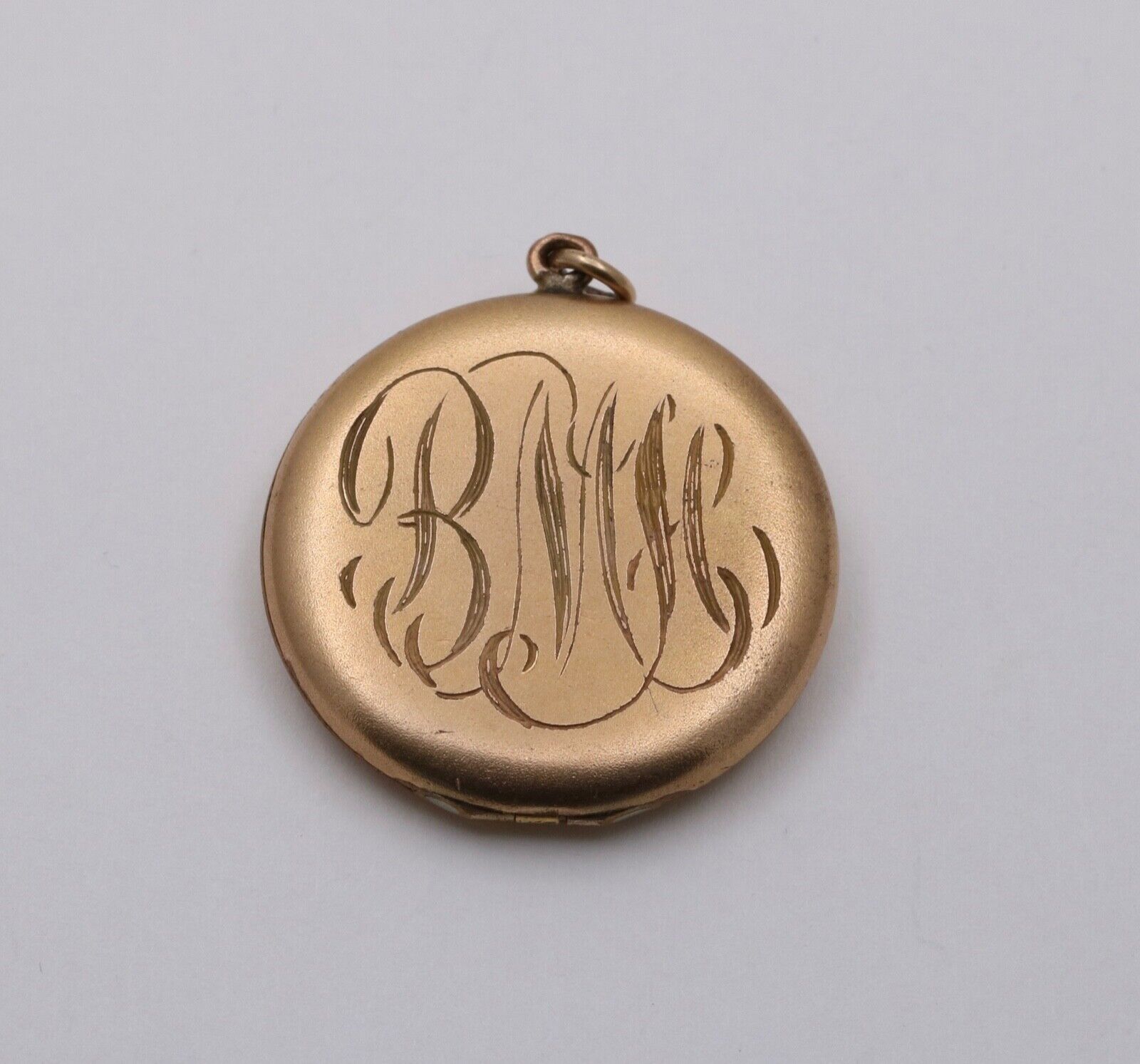 Antique VIctorian Gold Filled Paste Locket Pendant