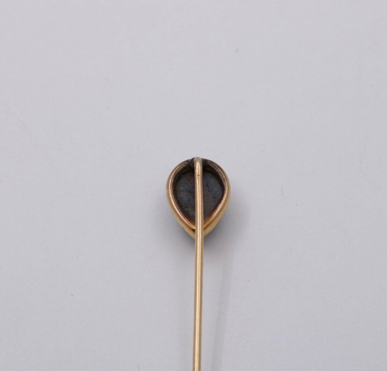 Victorian Boulder Opal 14K Yellow Gold Stick Pin